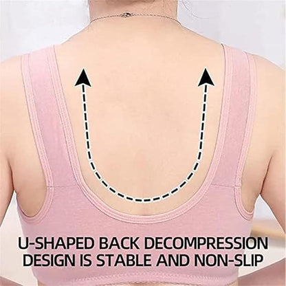 Rose Bra Wireless Front Button Bras For Women
